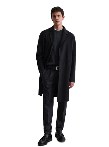 Marc O'Polo Wollmantel Travel Collection in Deep Night Blue