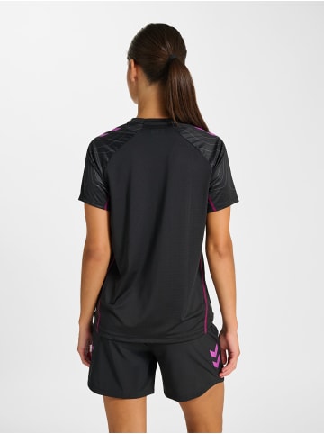 Hummel T-Shirt Hmlblaze Damen in BLACK/DAHLIA