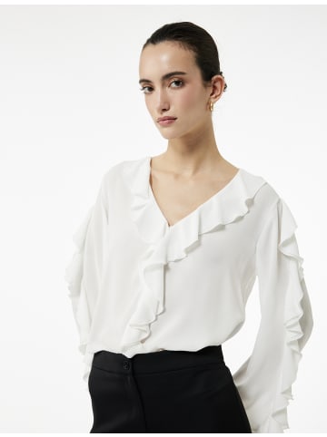 KOTON BLUSE LS in Ekru