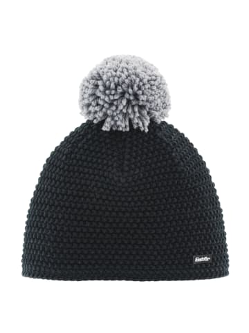 Eisbär Jamie Pompon MÜ Bommelmütze in Schwarz-Grau