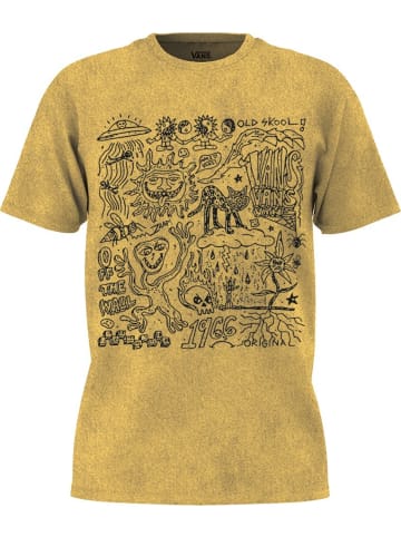 Vans T-Shirt "Skool Doodle Ss Tee" in Beige