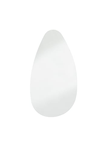 SalesFever Wandspiegel rahmenlos 60x110 cm oval Tropfenform in Klarglas