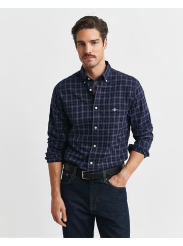 Gant Hemd in indigo schwarz