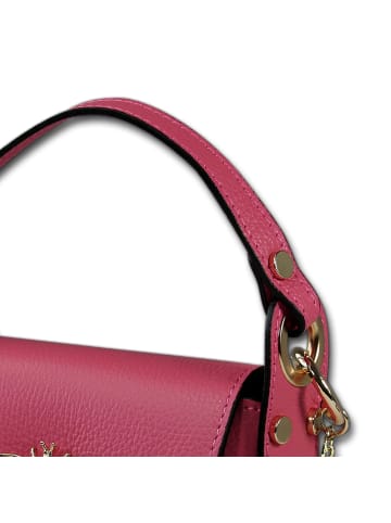 Toscanto Leder Umhängetasche Toscanto Tasche coralle, rosa ca. 19cm