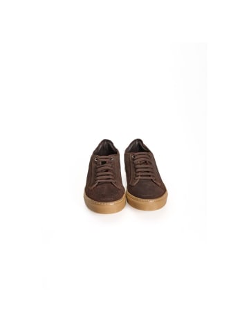 Roberto Pepe Luxury Braun Kalbsleder Herren Sneaker