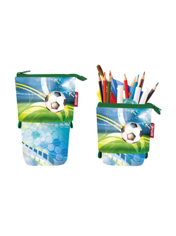 ROTH Federmäppchen - Stifte-Etui 2 in 1, Fußball in Bunt
