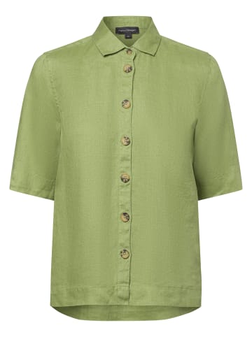 Franco Callegari Leinenbluse in erbse