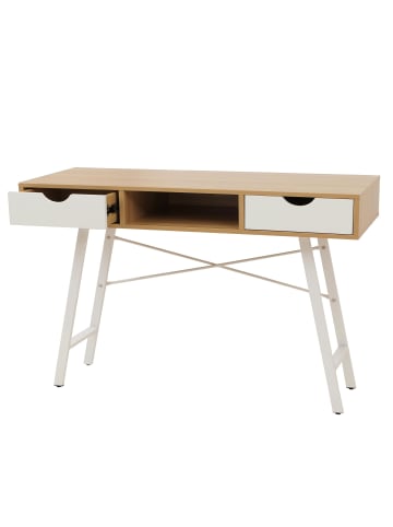 MCW Schreibtisch E92, Naturbraun weiß
