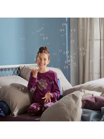 Erwin Müller Single-Jersey Kinder-Schlafanzug in beere