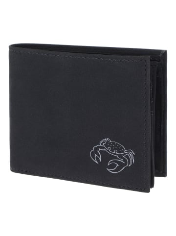 oxmox New Cryptan Geldbörse RFID Schutz 12 cm schwarz-crab 2.0grey