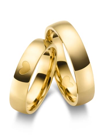 MARRYA MARRYA Edelstahl Ringe Trauringe Eheringe Partnerringe in Herren Ring - gold