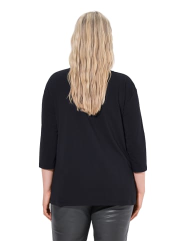 Ulla Popken Shirt in schwarz