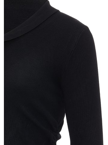 leo selection Damen Strickpullover in Schwarz