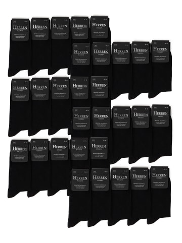 Occulto 30er Pack Businesssocken Hermann in Schwarz