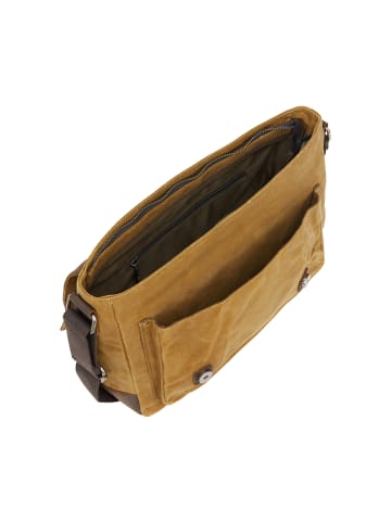 DreiMaster Vintage Men Messenger Bag in Camel
