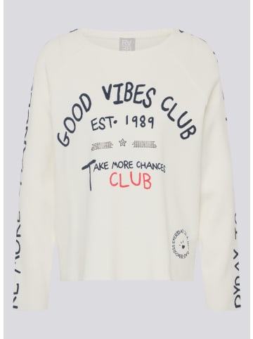 Rabe Pullover in Weiß