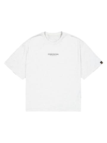 Alpha Industries Alpha Industries T-Shirts in pastel grey melange