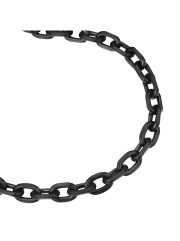 True Rebels Armband aus Edelstahl in schwarz