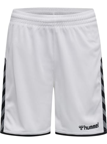 Hummel Hummel Poly Kurze Hose Hmlauthentic Multisport Unisex Kinder Leichte Design Feuchtigkeitsabsorbierenden in WHITE