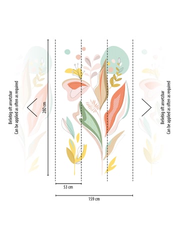 A.S. Création Tapete Modern Flora in Pastell