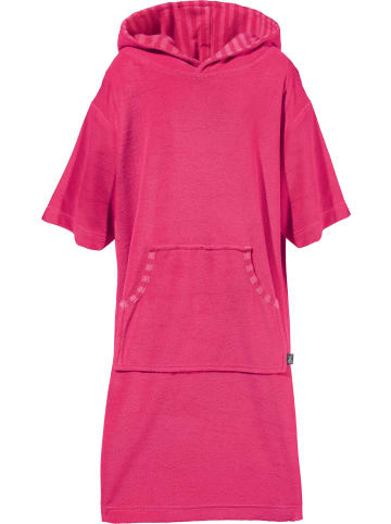 Erwin Müller Frottier Kinder-Poncho Uni in fuchsia