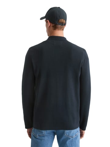 Marc O'Polo Strick-Overshirt regular in dark navy