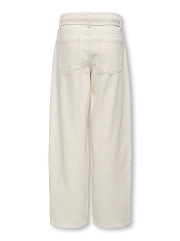 KIDS ONLY KOGGIANNA  Staight Jeans High Waist in ecru