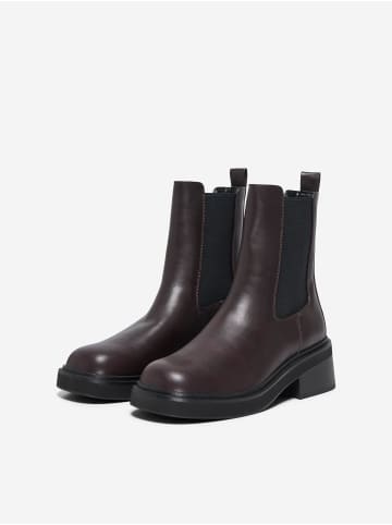 ONLY Chelsea Stiefel in Deep Mahogany