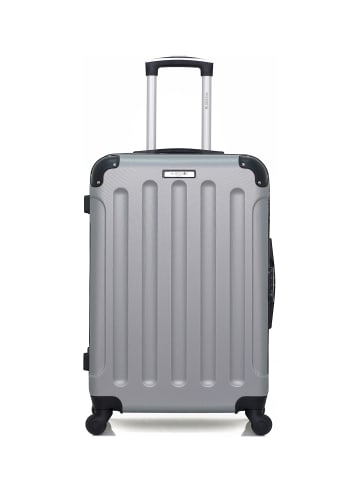 BlueStar Mittelgroßer Koffer MADRID in Grau (64L)
