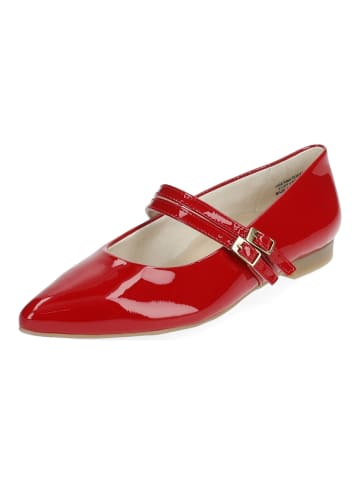 Paul Green Ballerinas in Rot Lack