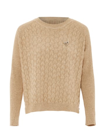 immy Damen Strickpullover in Beige