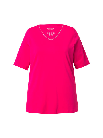 Ulla Popken Shirt in rot pink