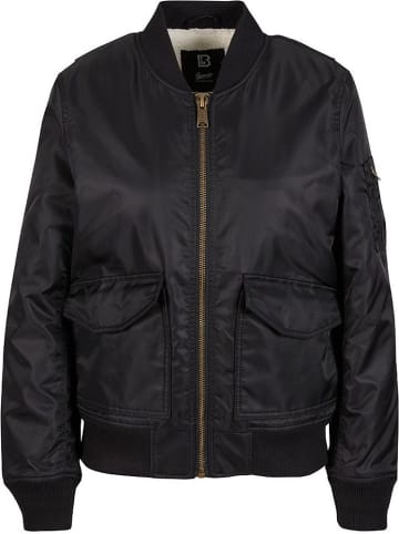 Brandit Jacke "Women Sherpa Bomberjacket" in Schwarz