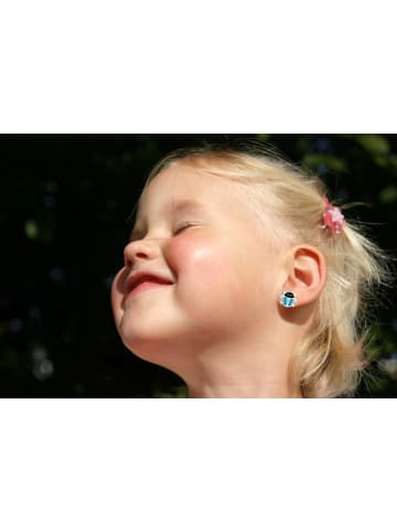 schmuck23 Silber Ohrringe 925 Marienkäfer 0,7 cm x 0,8 cm