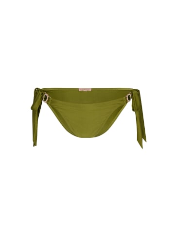 Moda Minx Bikini Hose Amour seitlich gebunden in Olive