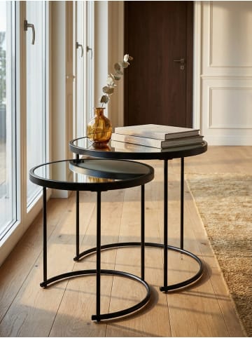 KADIMA DESIGN Beistelltisch 2er-Set | Spiegelglas, Design, Premium