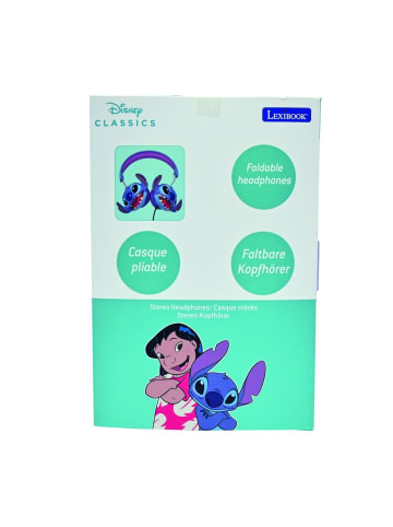 Lexibook Disney Stitch Stereo-Kabelkopfhörer faltbar