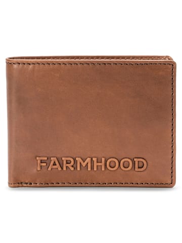Farmhood Nashville Geldbörse RFID Schutz Leder 13 cm brown 2