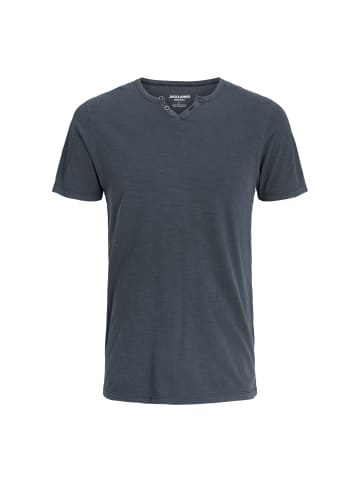 Jack and Jones 1er Pack JJESPLIT Neck Tee SS in Navy