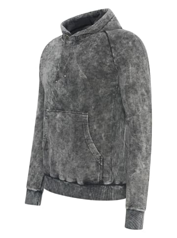 Rusty Neal Verwaschener Kapuzenpullover in Anthrazit