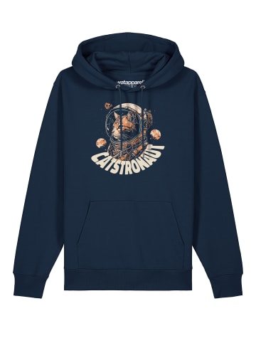wat? Apparel Sweatshirt Catstronaut in Dunkelblau