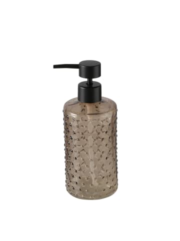 Boltze Seifenspender aus Glas BRUKA, 500 ml in Braun, Ø 8,8 x (H) 20,2 cm