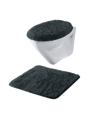 Erwin Müller 2-tlg. Hänge-WC-Set Rhodos in graphit