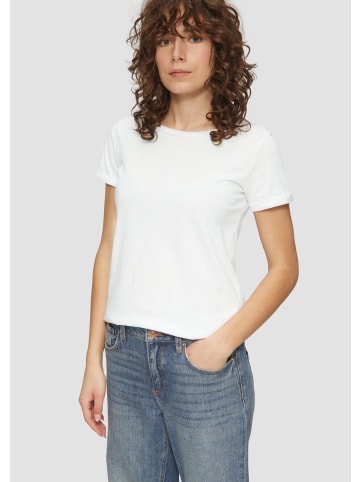 QS T-Shirt in 0100_weiß