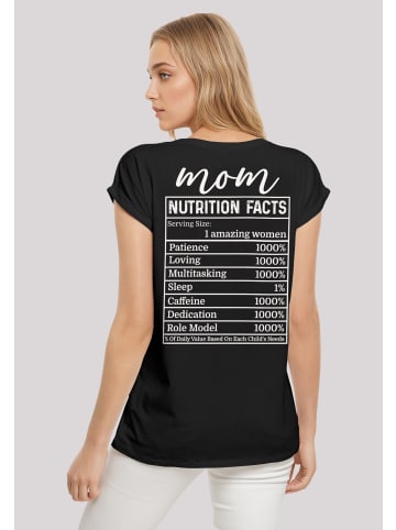 F4NT4STIC T-Shirt Mom Nutrition Facts in schwarz