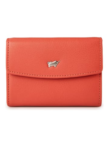 Braun Büffel Joy Geldbörse RFID Schutz Leder 10.5 cm in coral