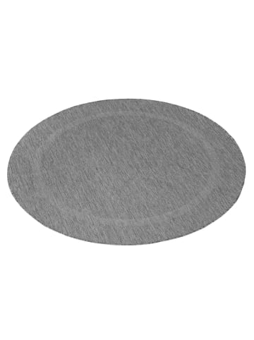 Melius Vivere Outdoor Teppich RELAX Grau Rund