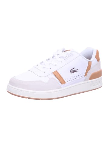 Lacoste Schnürschuhe T-CLIP in Weiß