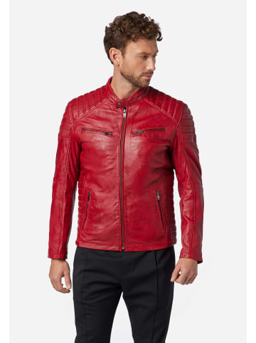 Ricano Lederjacke Cooper in Rot