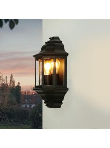 Licht-Erlebnisse Außen Wandlampe in Schwarz